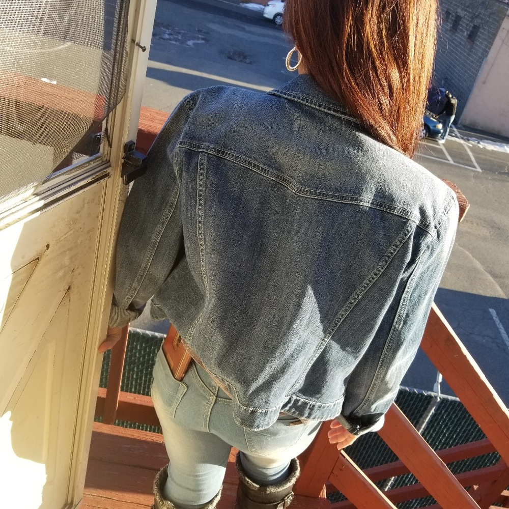 Embroidered Denim Jacket - Picture 4 of 4